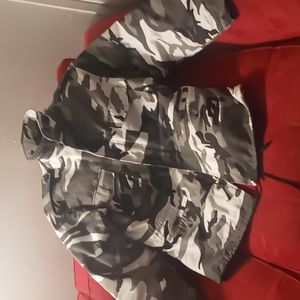 White fatigue jacket